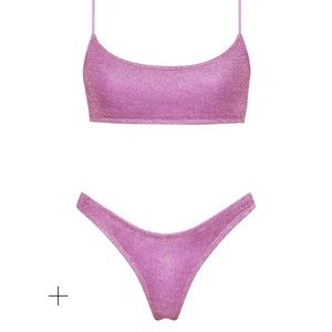 NWT Triangl bikini - mica in chee sparkle size small